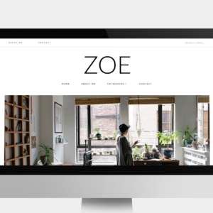 Zoe &#8211; Clean an Clear Wordpress Blog theme zoe imac 300x300