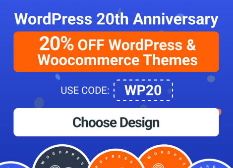 WordPress 20 years celebration &#8211; TemplateMonster deals 1080 1080 470x340